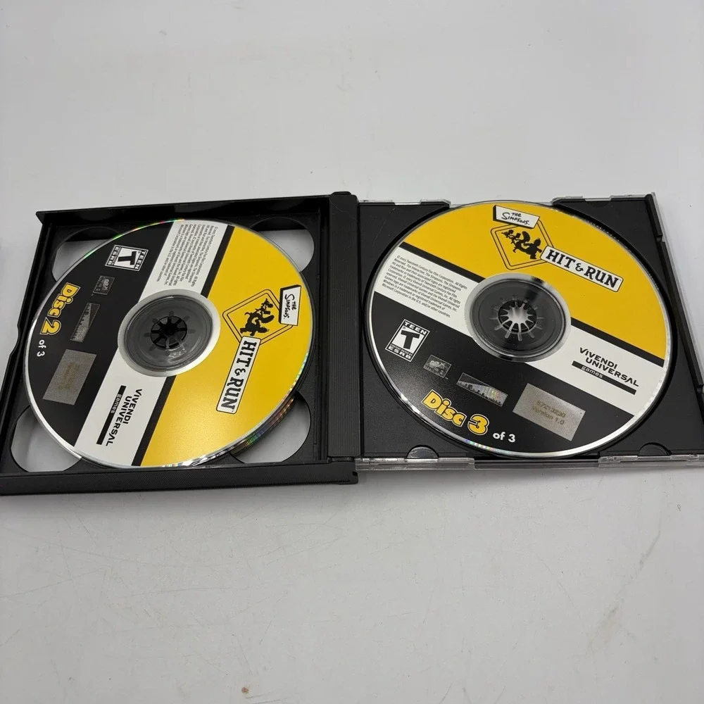 Vivendi Universal The Simpsons: Hit & Run PC Game 3 CDs No Manual